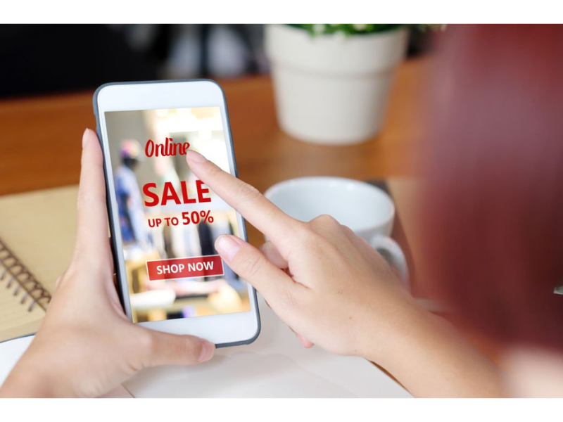 An illustration showing personalized advertisements being delivered to individuals on various devices, emphasizing the concept of hyper-personalized customer experiences in marketing